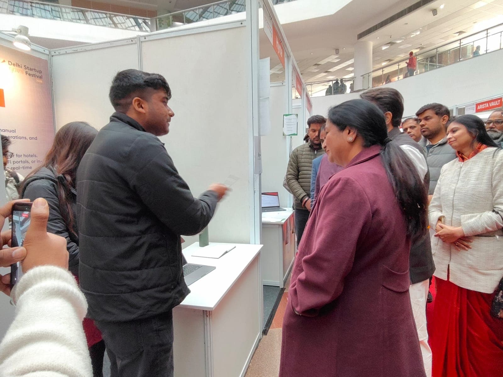 Quickgick presenting to Delhi Chief Minister Rekha Gupta